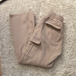 Beige Cargo Pants with Pockets
